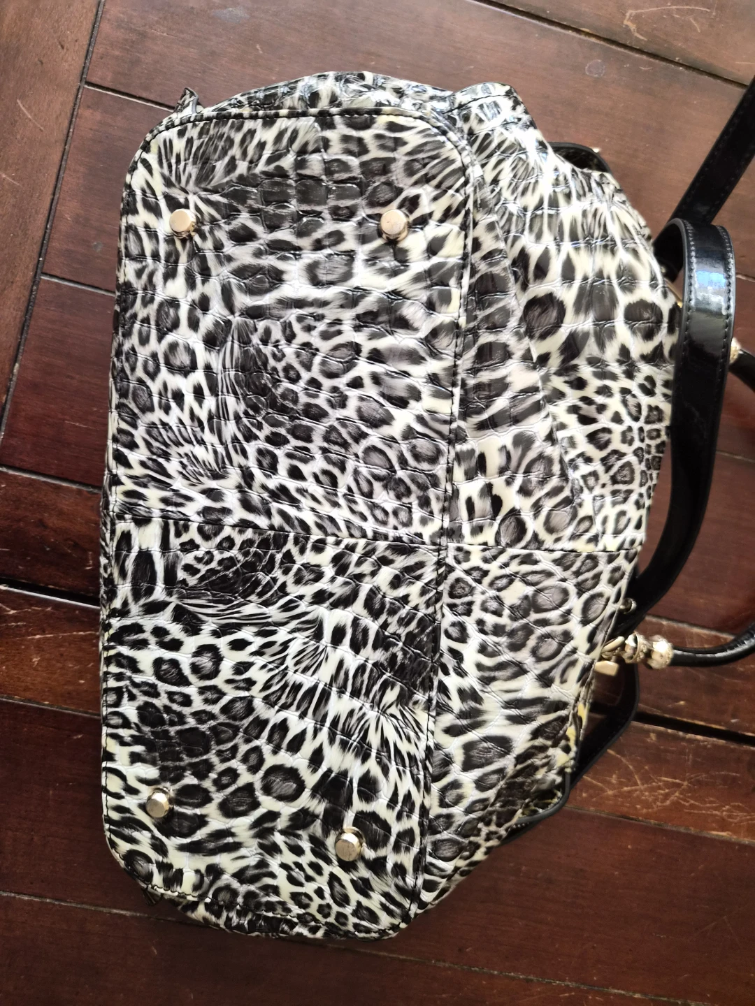 Leopard Print Faux Leather Handbag - photo 2