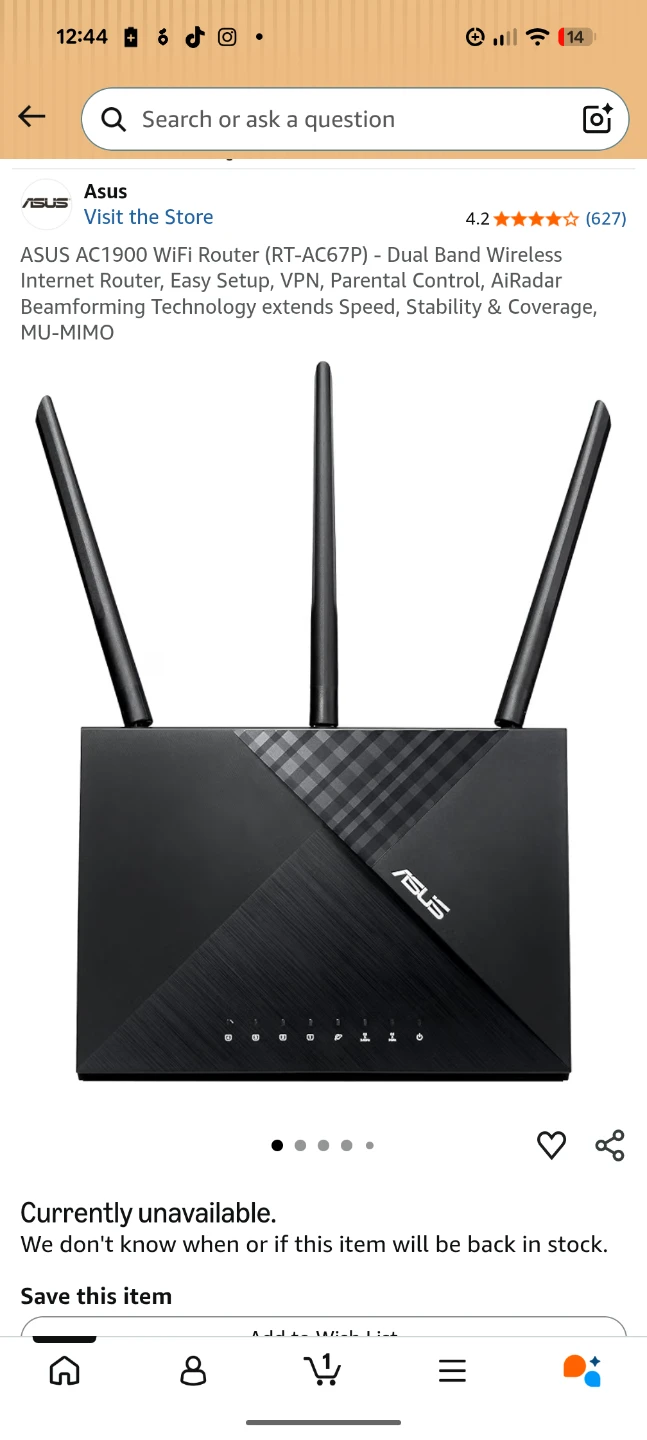 ASUS RT-AC67P AC1900 Dual Band WiFi Router - photo 3