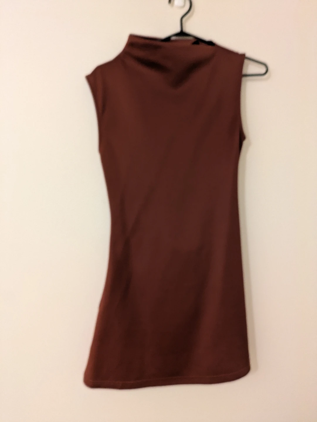 Cider Sleeveless High-Neck Dress