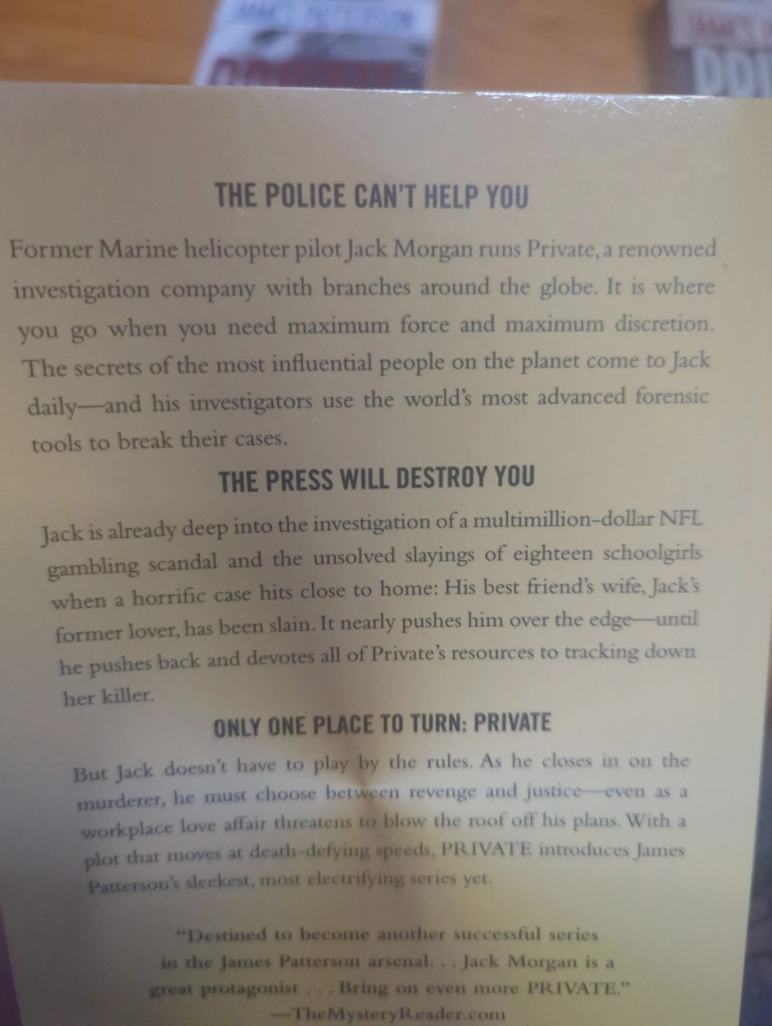 Private by James Patterson and Maxine Paetro - photo 2