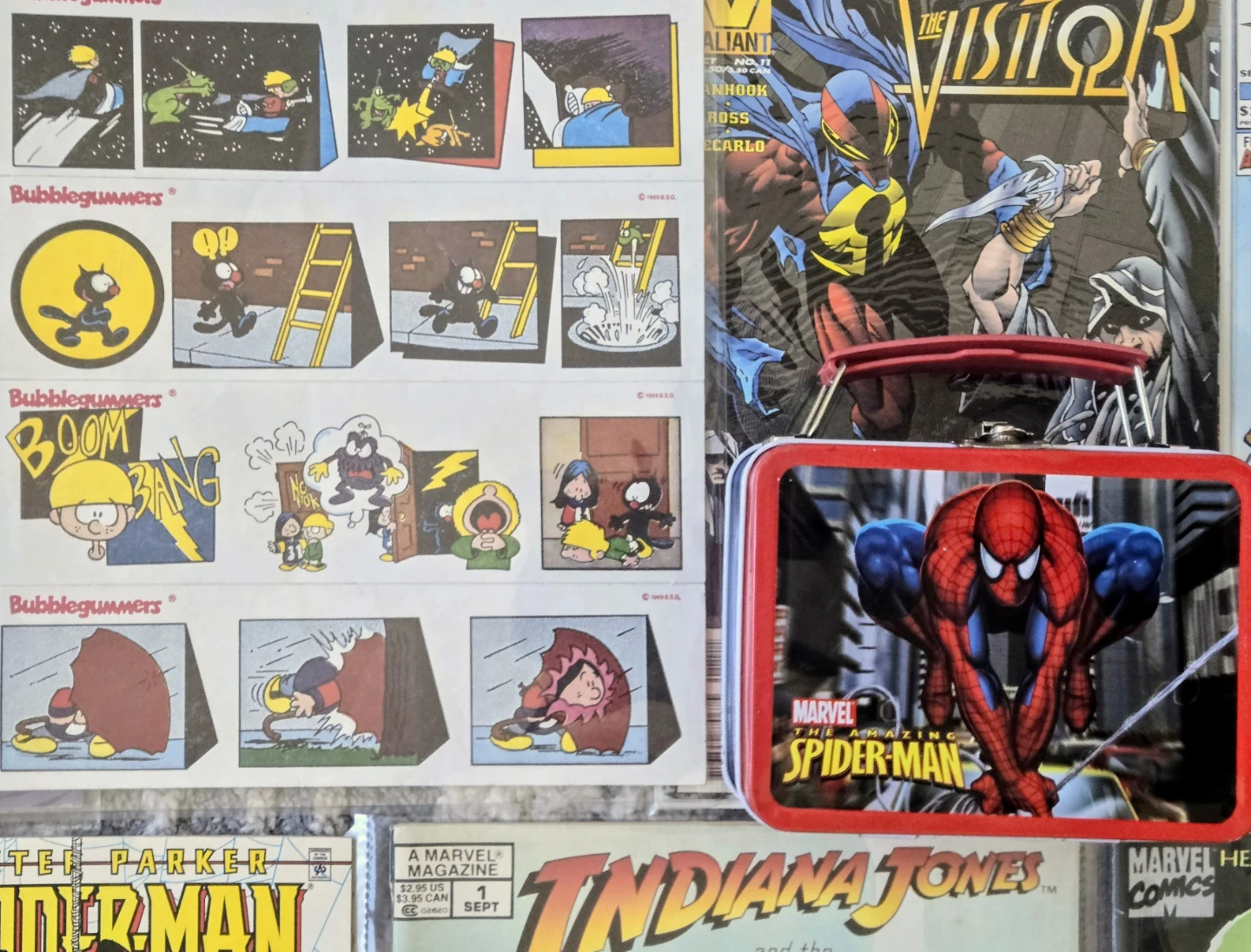 Vintage Comics & Toy Lot, Marvel Variants, Rare Bubblegummers - photo 5