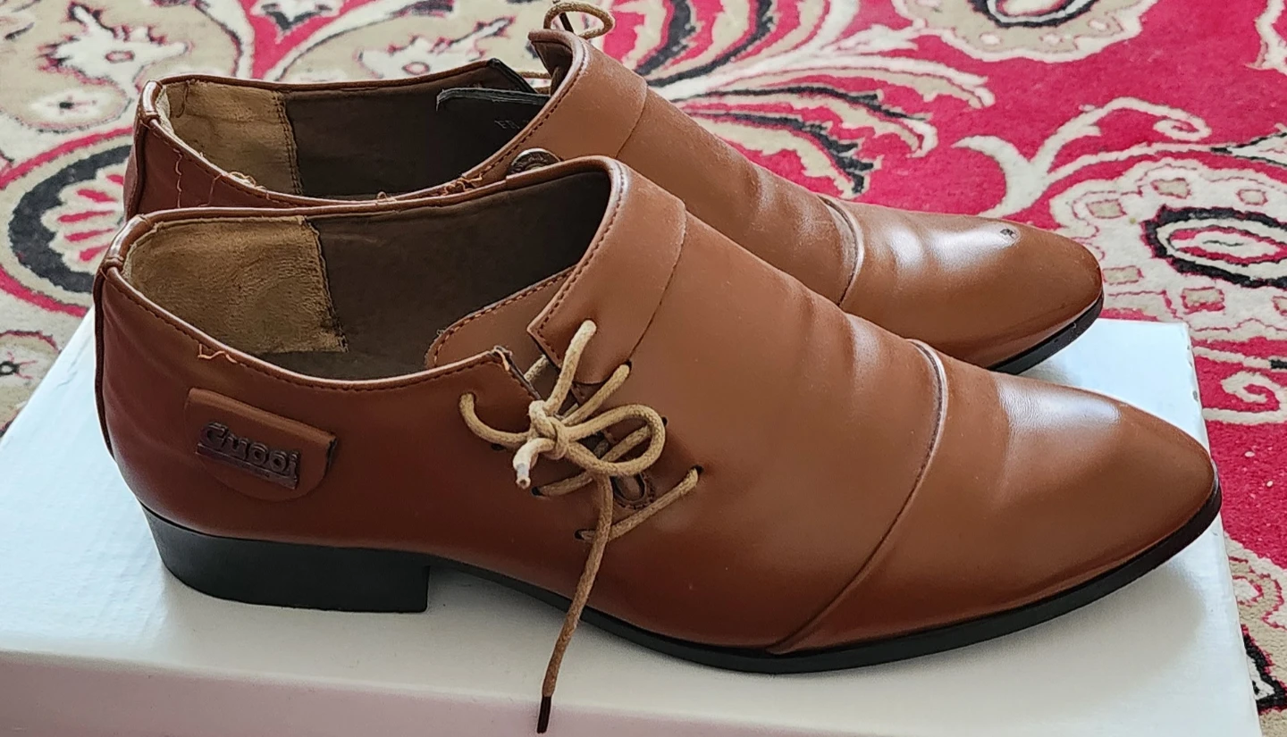Men's Light Brown / Tan Casual Loafers / Dress Shoes – Size 41 - photo 2