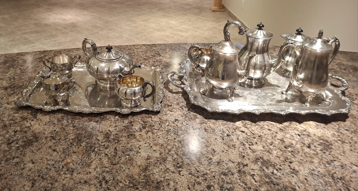 Vintage Silver-Plated Tea and Coffee Service Set