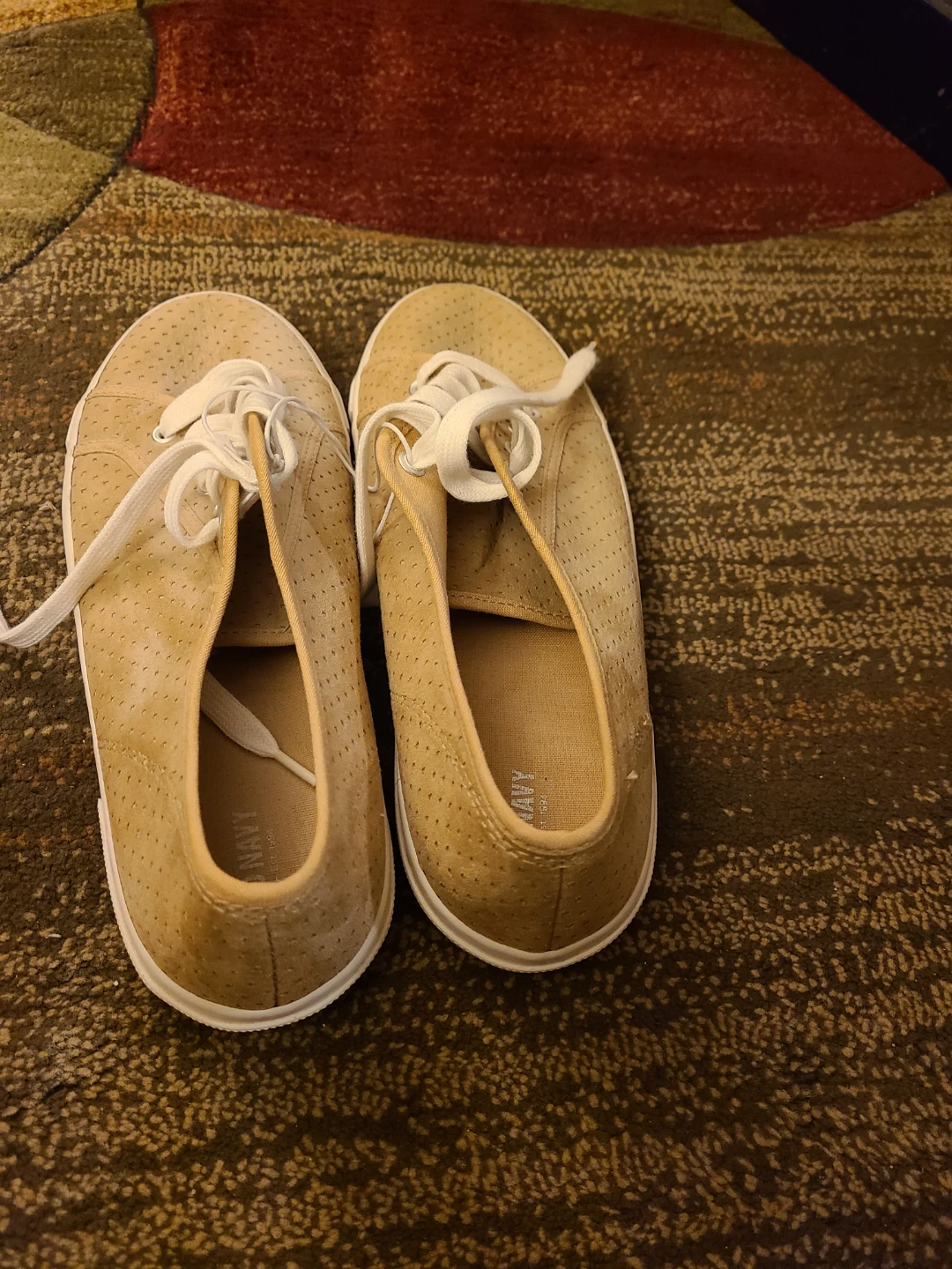Old Navy tan sneakers size 10 - photo 3