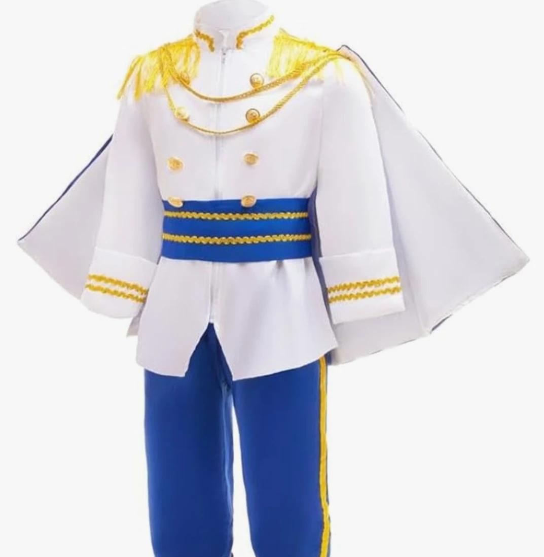 Boys Royal King Prince Costume  3-4 year's old