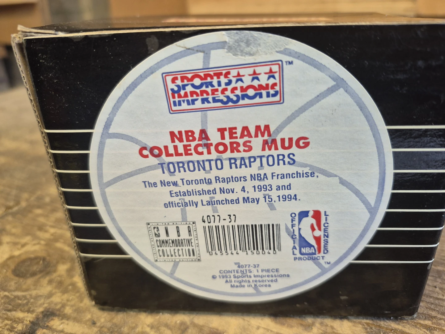 Toronto Raptors NBA Team Mug 1994 - photo 2