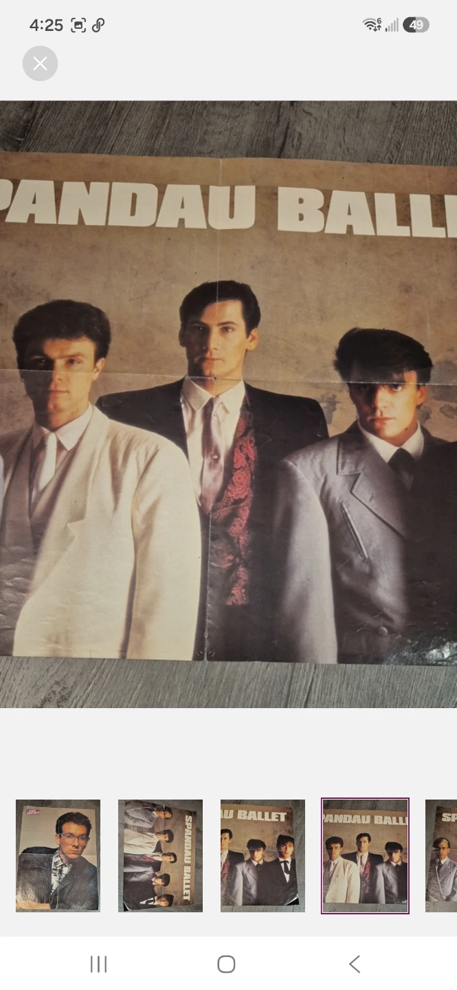 Elvis Costello Rock and Roll Legend & Spandau Ballet Poster Rare - photo 4