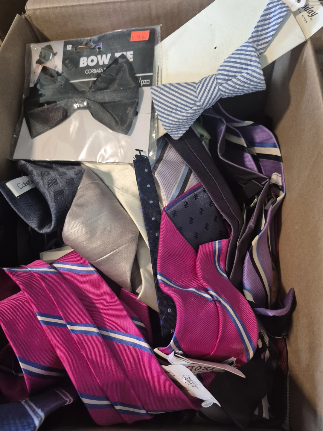 Assorted Neckties and Bow Ties