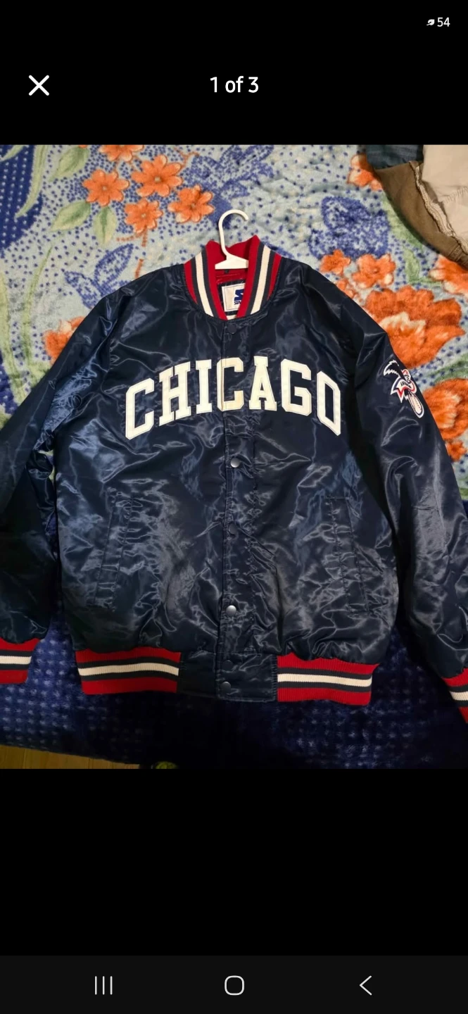 Starter Chicago Satin Varsity Jacket