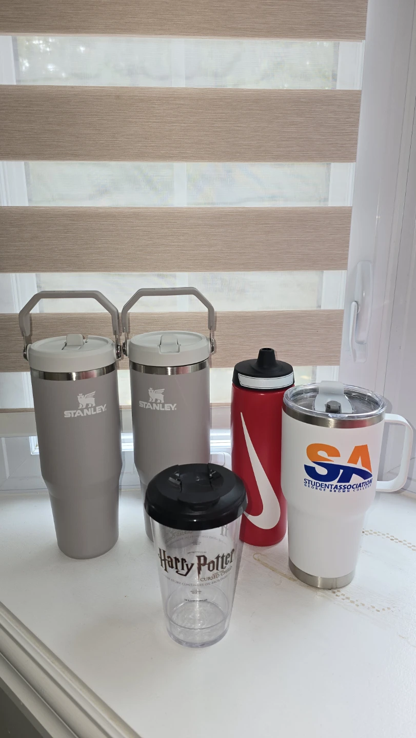 Assorted Tumblers and Water Bottles