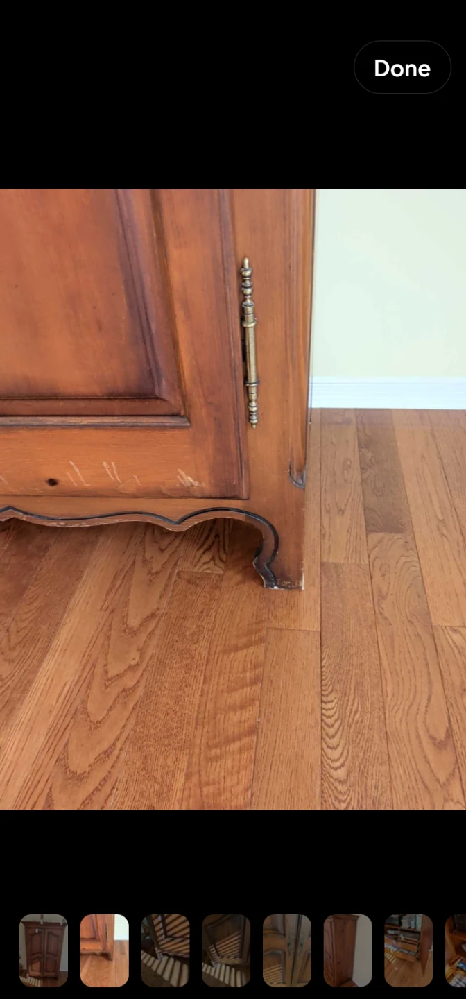 French Provincial Wood Armoire | TOMORROW PICKUP ONLY - photo 5