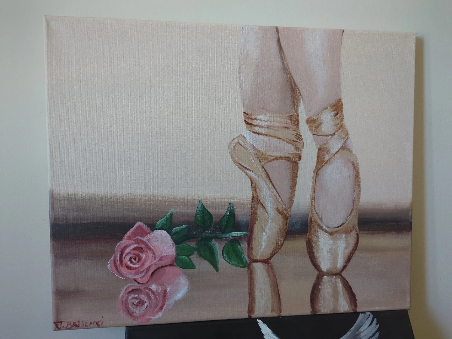Grace In Bloom - Original acrylic painting