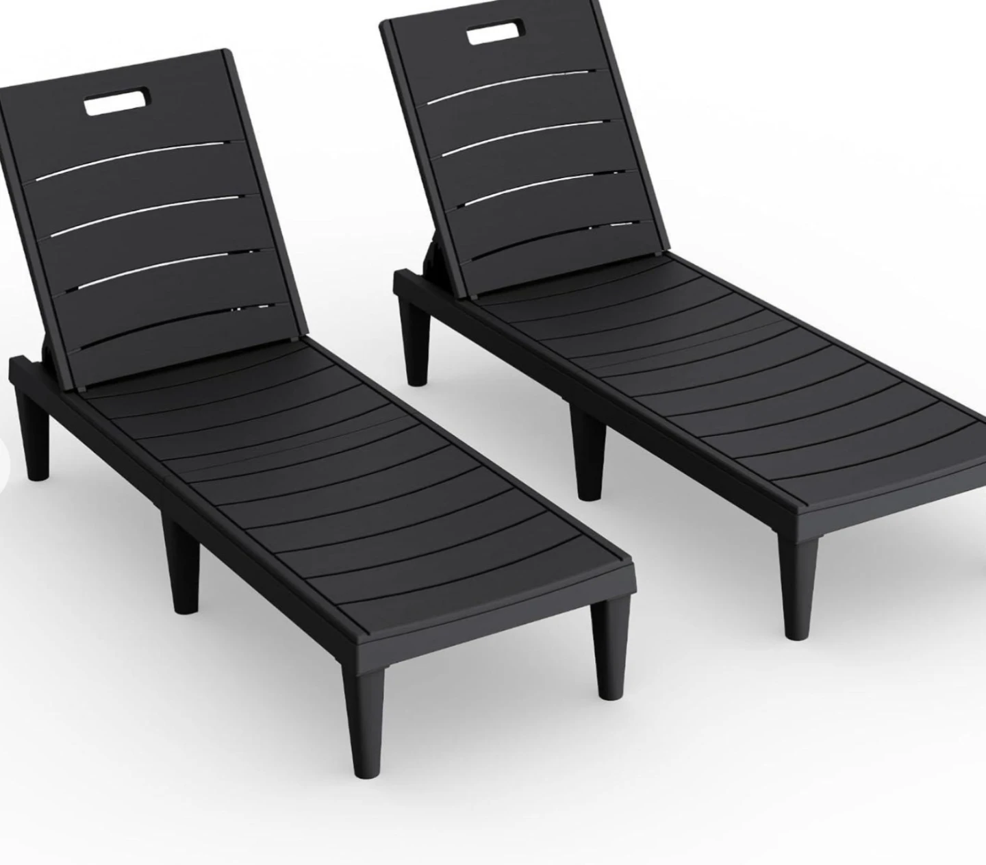 Devoko outdoor Chaise Lounge Chair Set of 2