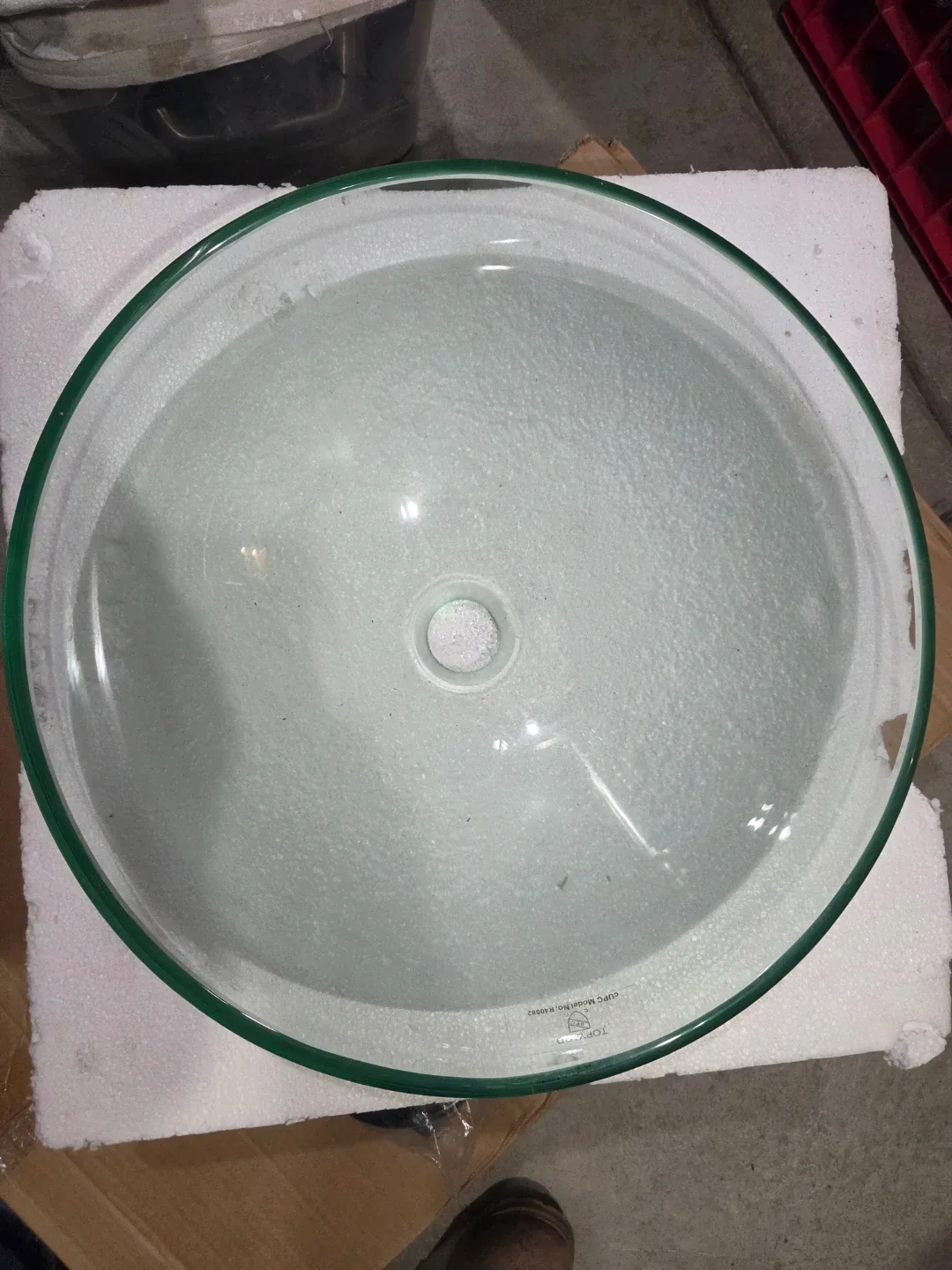 Topyard Glass Vessel Sink R40082