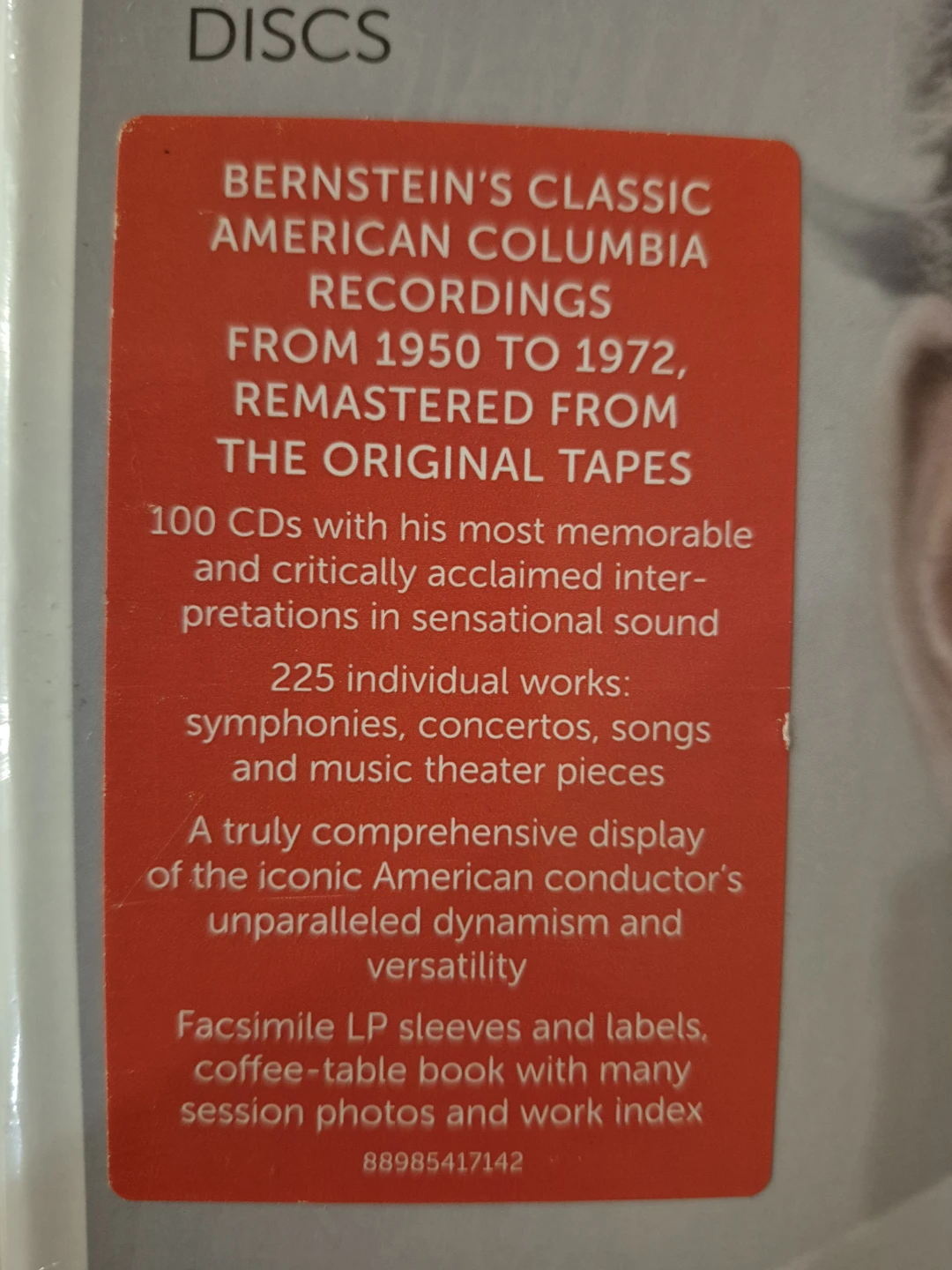 NEW- Leonard Bernstein Remastered Edition 100 CD Set (Skokie) - photo 2