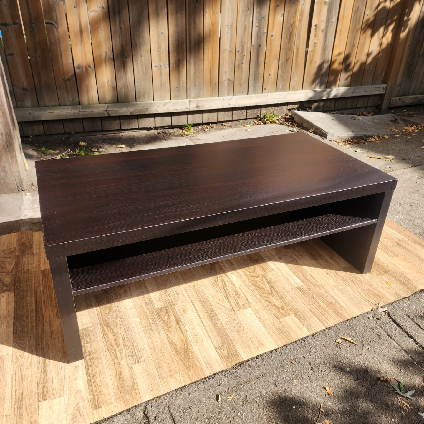 Large IKEA Coffee Table - Dark Brown - photo 3