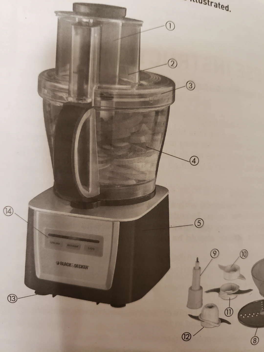 As new never use Black & Decker 12-Cup Food Processor FP5050SC - photo 4