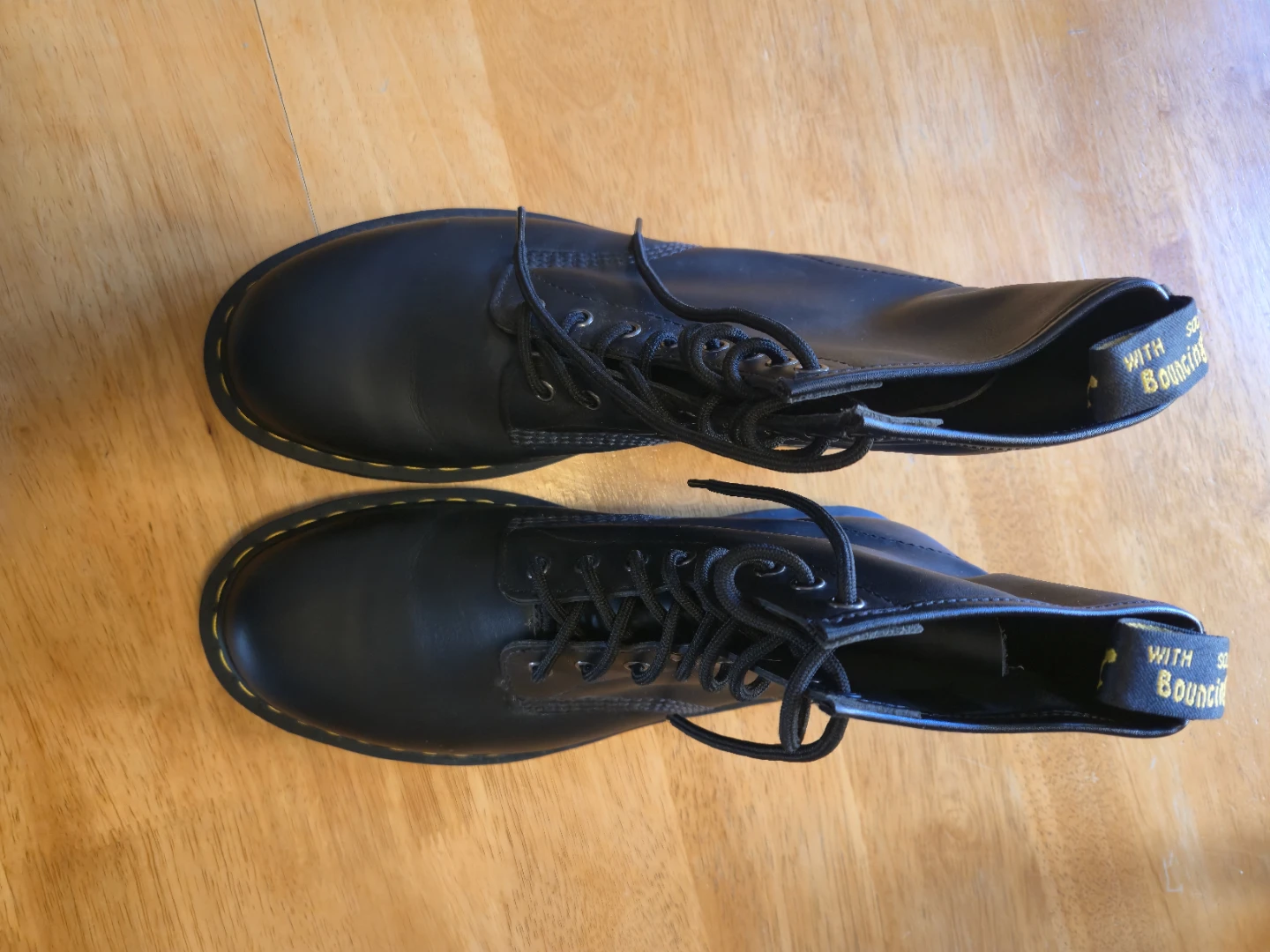 Dr. Martens 1460 Smooth Black Leather Boots Men's Size 12