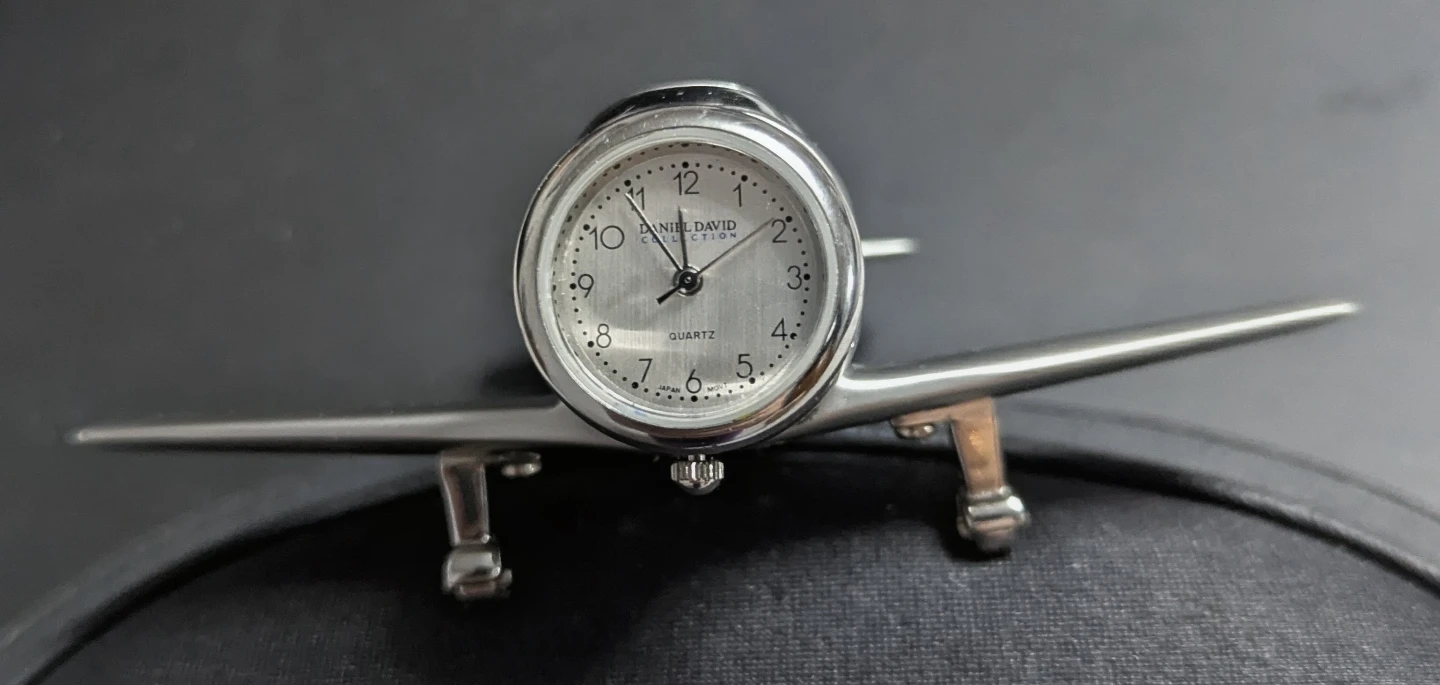 Daniel David Collection Airplane Desk Clock - photo 3