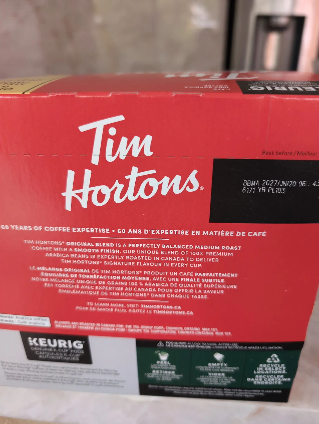 Tim Hortons Original Blend K-Cup Pods 48 Count - photo 3