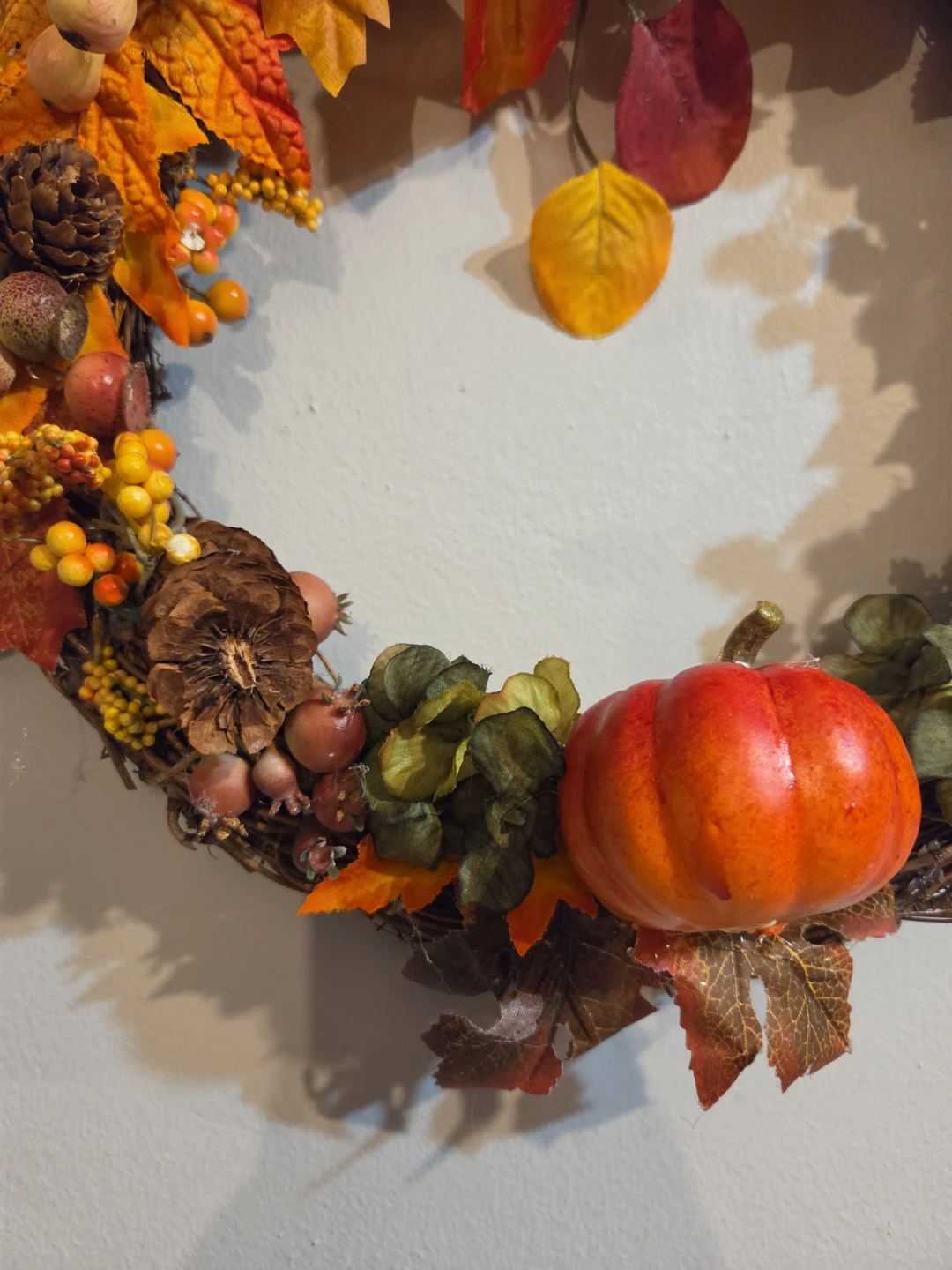 Charming Cottagecore Autumn Pumpkin Wreath - photo 3
