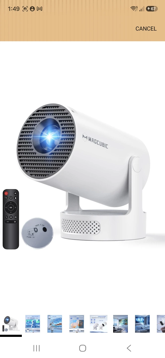 NewMagcubic Upgraded Mini Projector 4K Support - photo 2