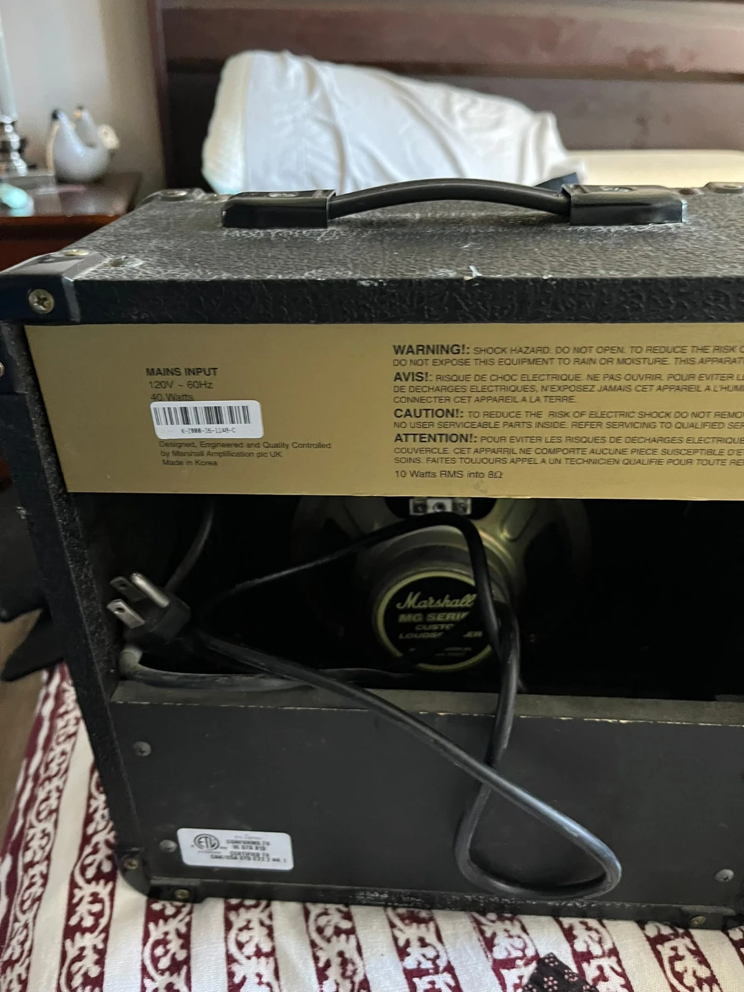 Marshall G10 Mk.II Guitar Amplifier - photo 4