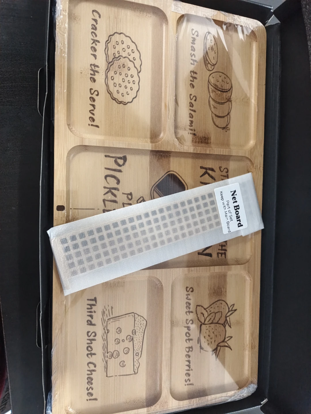 DWATAN HOME Pickleball Charcuterie Board 2-Piece Set - photo 2