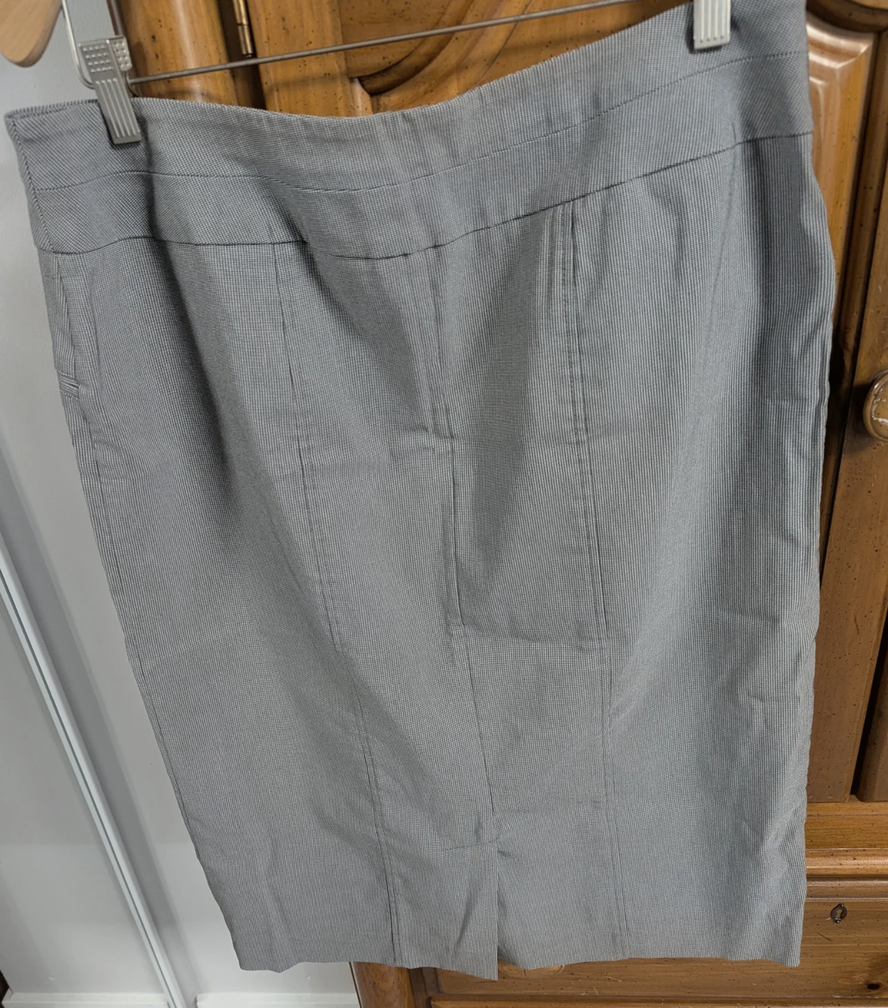 Grey Patterned Pencil Skirt - photo 2