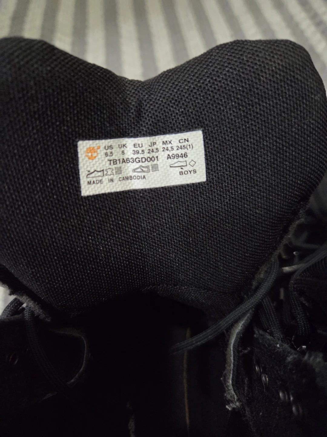 Timberland Greenstride black winter boots - kids 6.5 - photo 4
