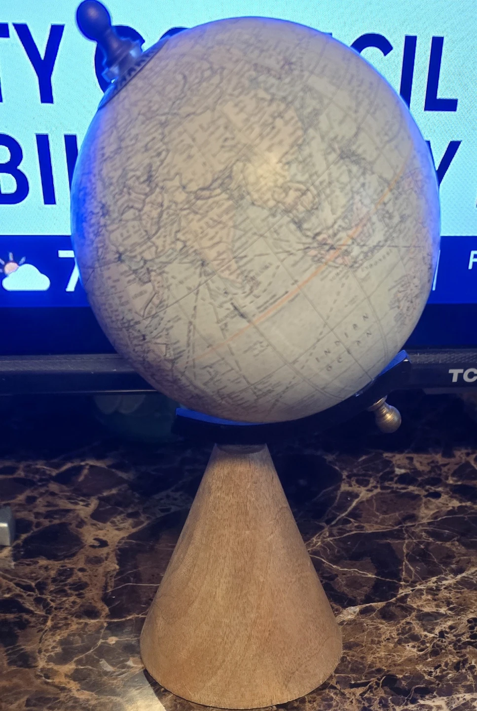 🥕Vintage Style Tabletop World Globe - photo 4