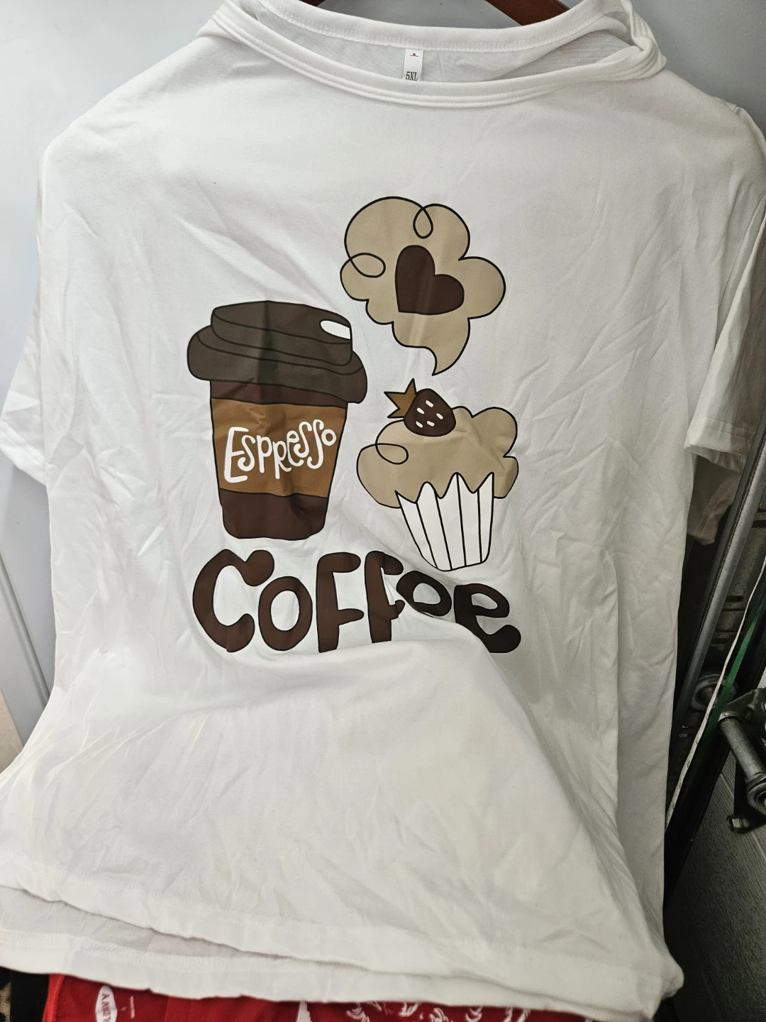 Coffee Themed T-Shirt, shorts, pants loungewear 5xl - photo 4