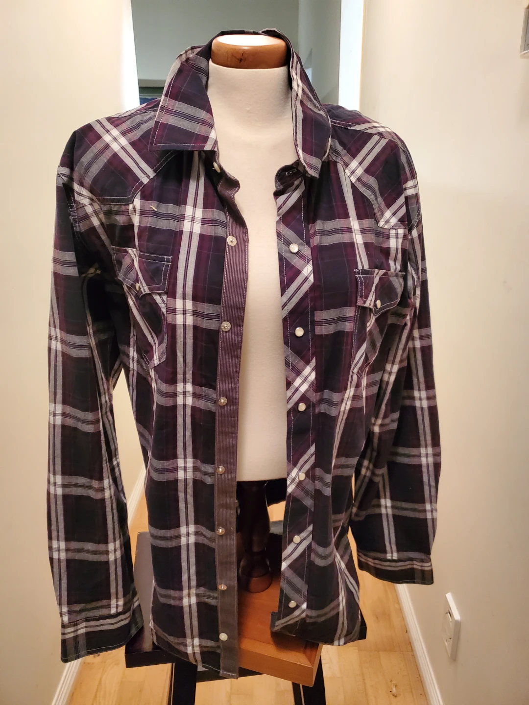 Denver Hayes Vintage Plaid Shirt XL - photo 4