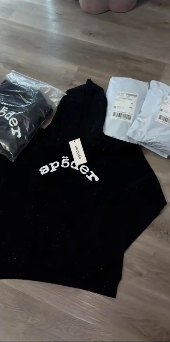Black Sp5der Hoodie - photo 3