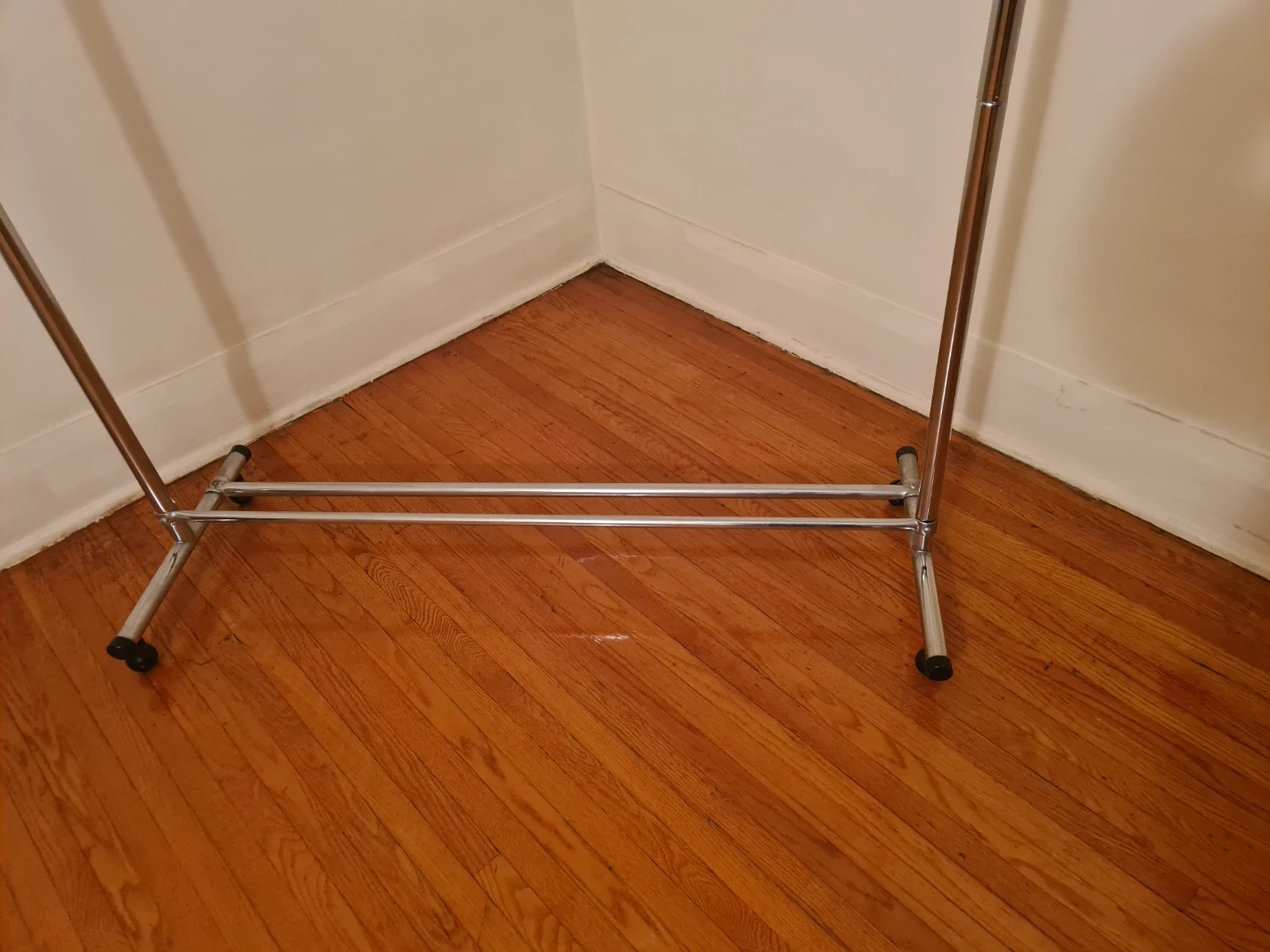 Double Rail Chrome Garment Rack - photo 3