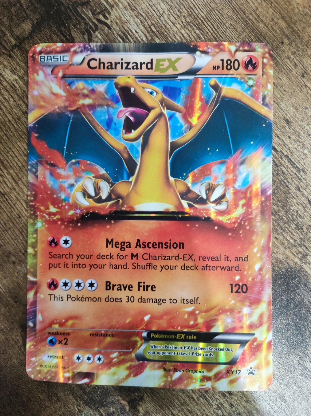 Charizard EX XY17 Promo Trading Card
