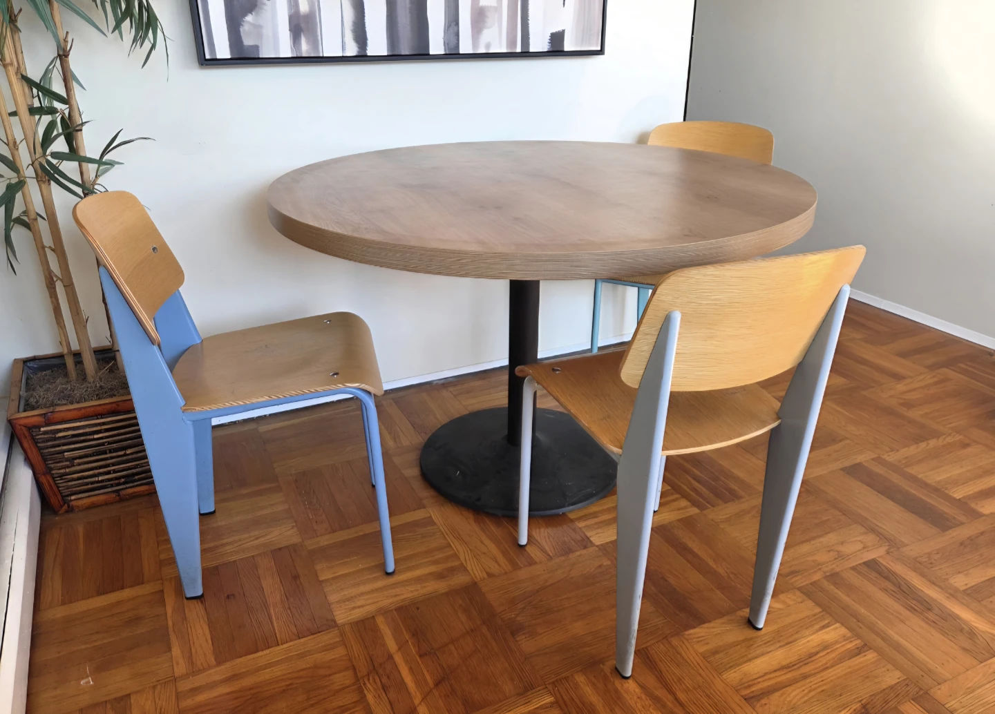 Brand New Round Oak Finish Table Top - photo 3