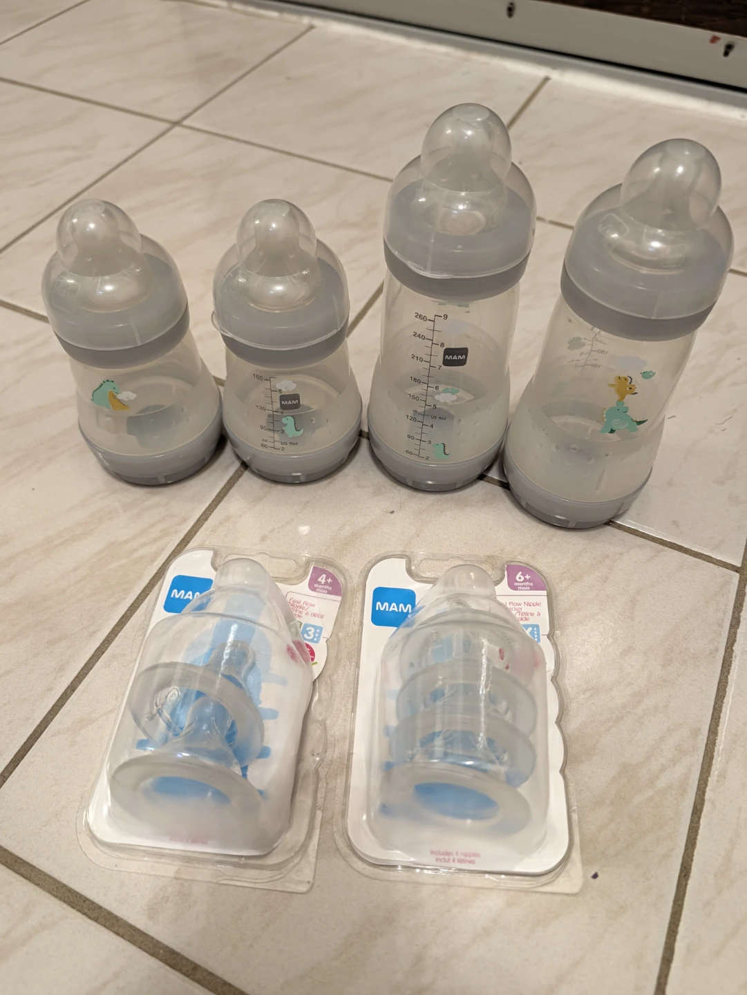 MAM Baby Bottles and Replacement Nipples