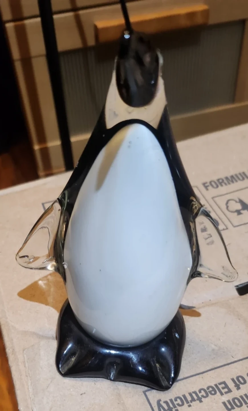 Glass Penguin Figurine