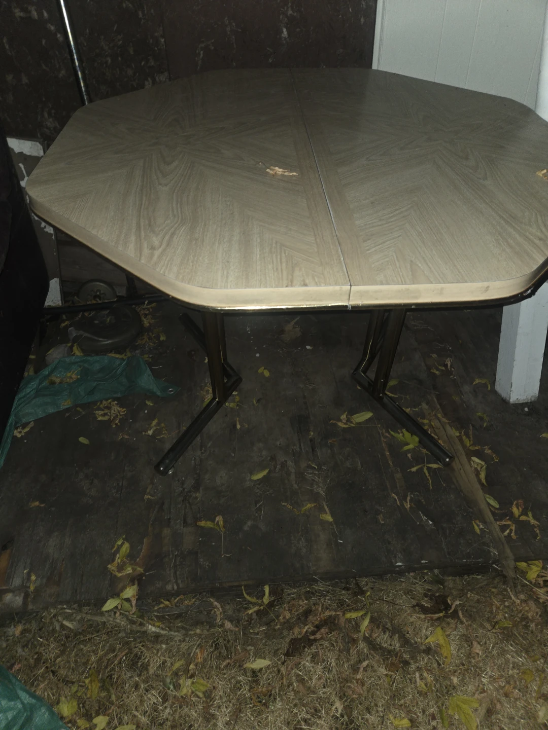 Vintage Octagonal Folding Dining Table - photo 3