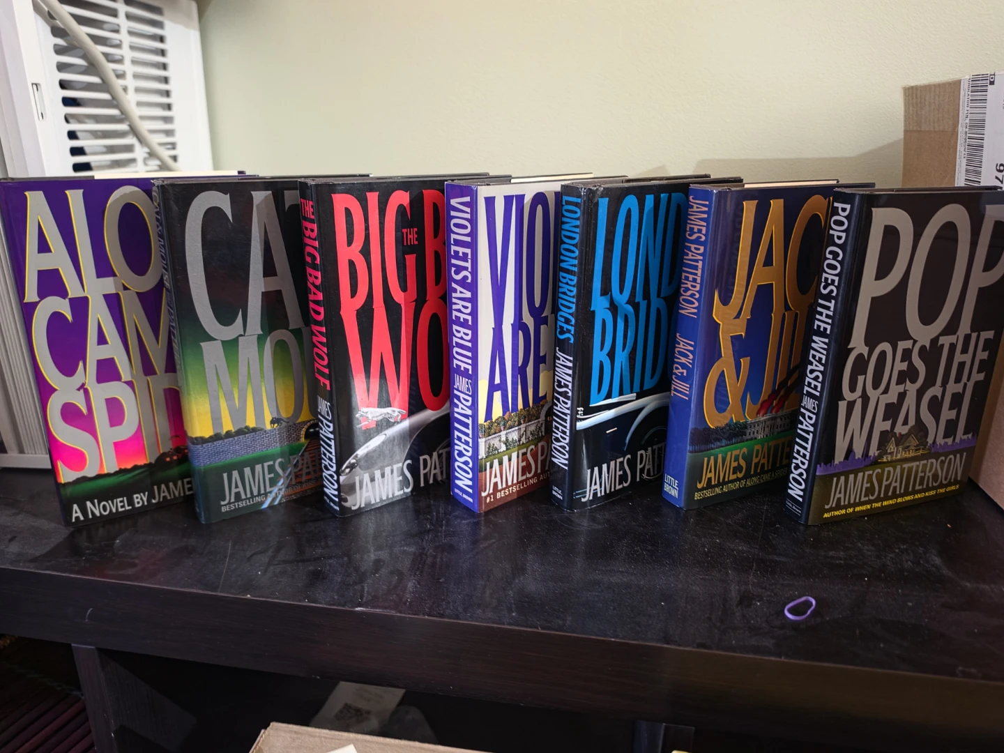 Set of 6 James Patterson Alex Cross Series Hardcover Books