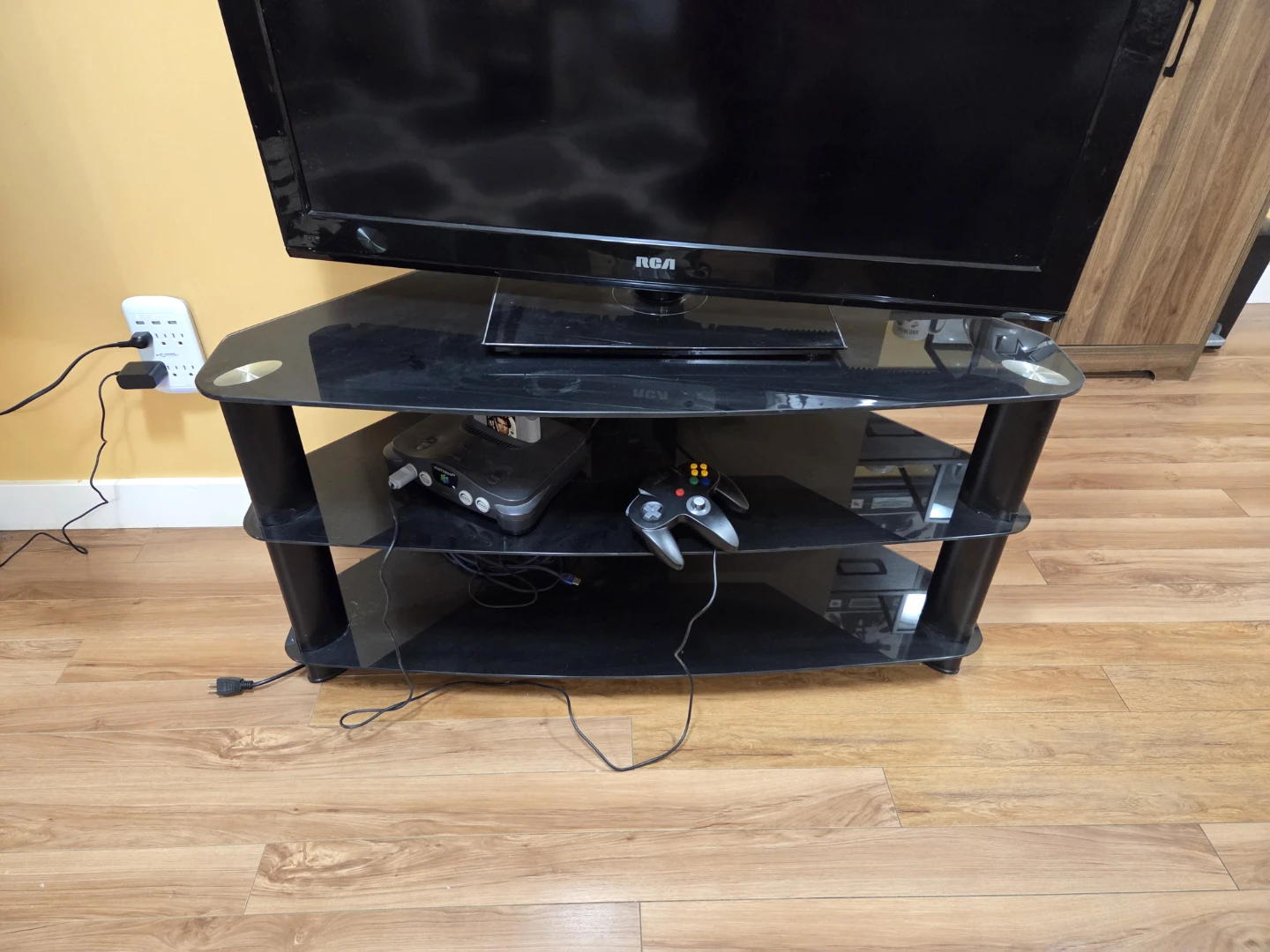 Glass TV Stand