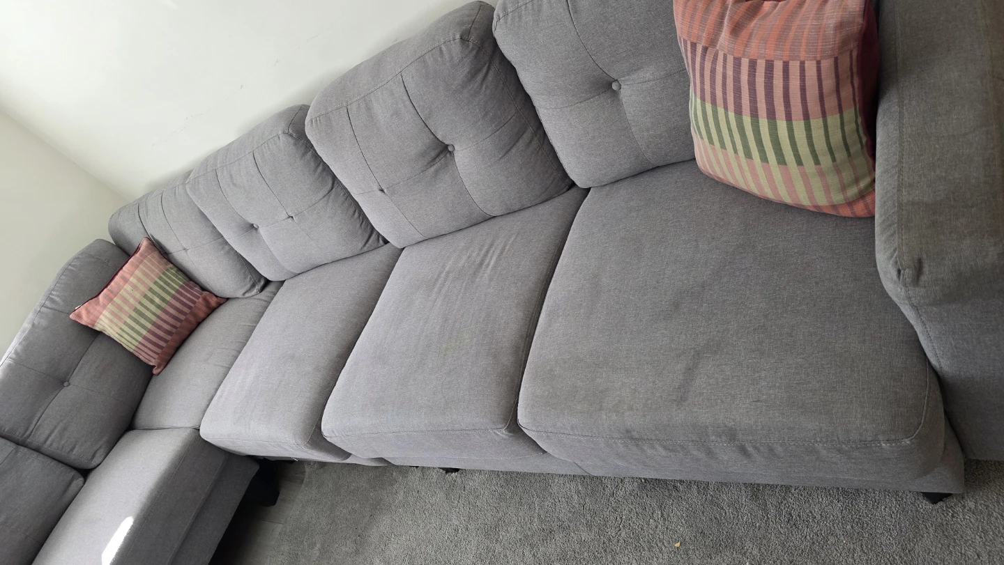 Grey Sectional Sofa with Chaise - photo 3