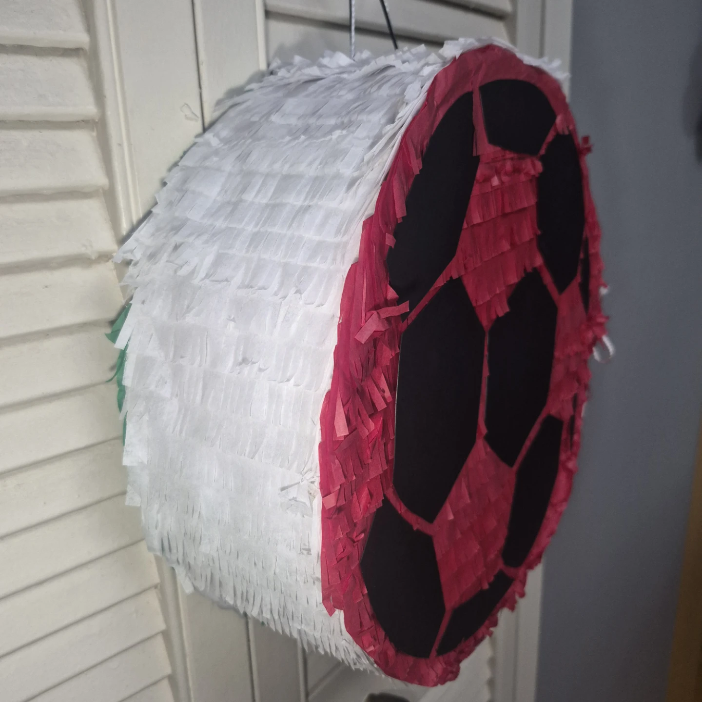 Handmade Soccer Ball Piñata – Double-Sided! * Parties - photo 3