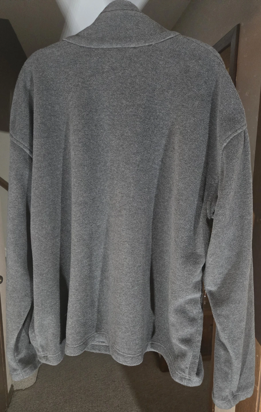 2XL Men's Columbia Fleece.  Grey full-zip. EUC. - photo 3