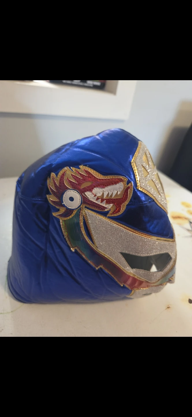 Blue Luchador Wrestling Mask - photo 2