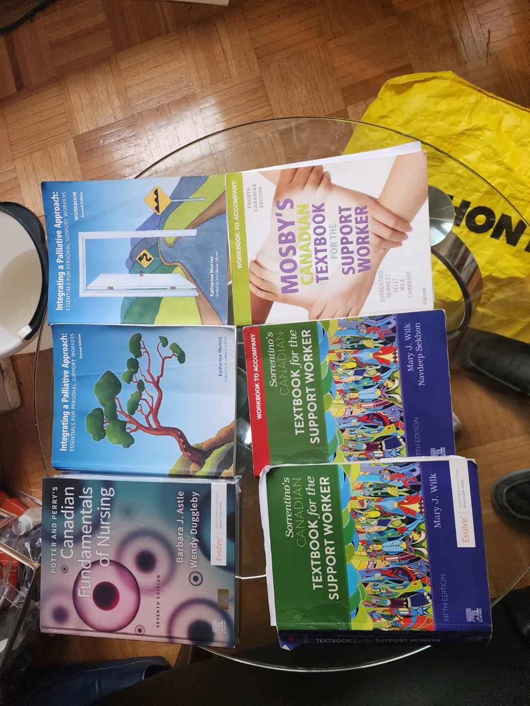 Set of 6 Healthcare and Support Worker Textbooks