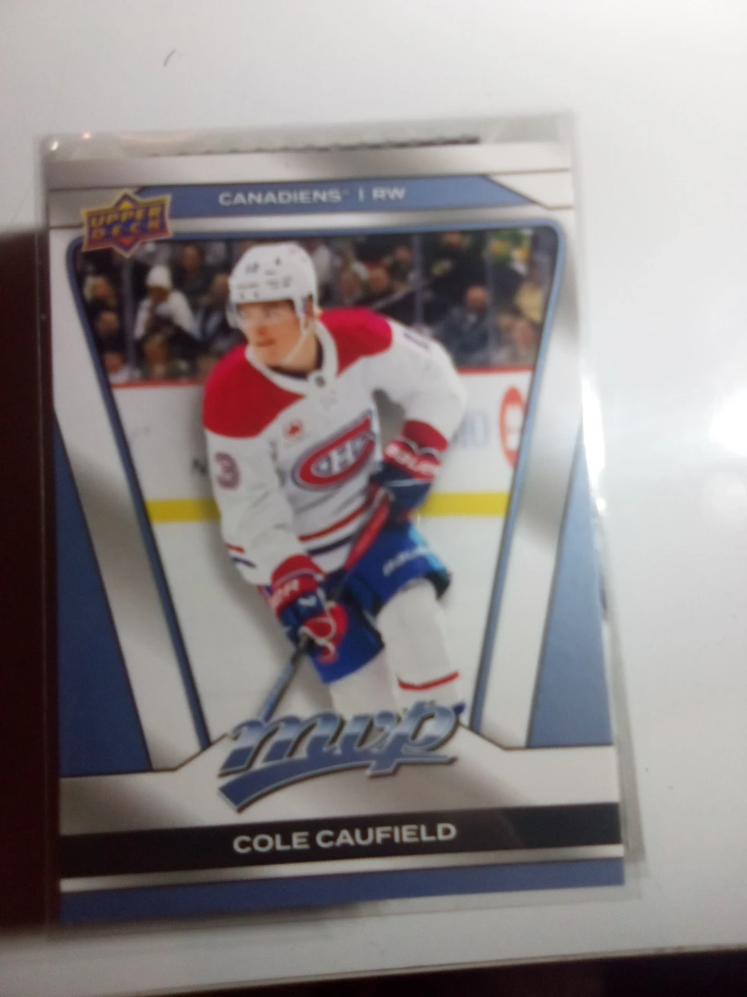 Cole Caufield 2025-26 Upper Deck MVP Hockey Card