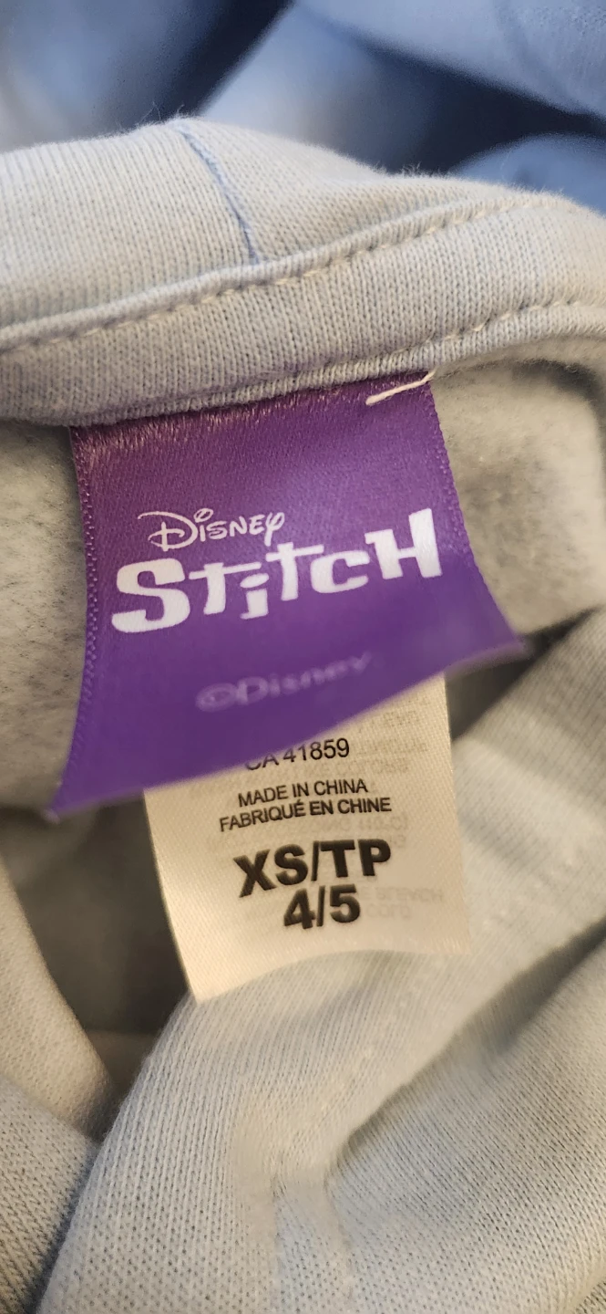 Disney Stitch Kids Hoodie - Size XS (4/5) - photo 5