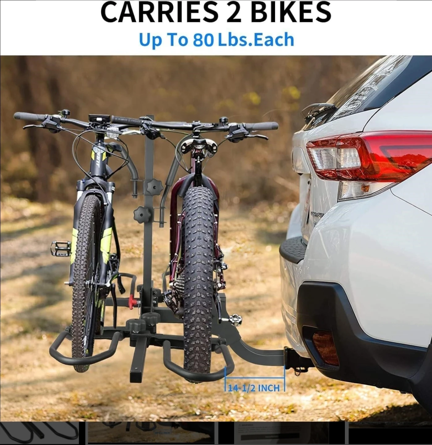 Meeviz Hitch Platform 2-Bike Rack - photo 2